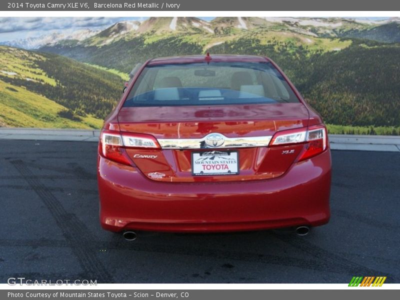Barcelona Red Metallic / Ivory 2014 Toyota Camry XLE V6