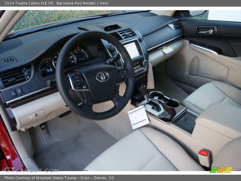 Barcelona Red Metallic / Ivory 2014 Toyota Camry XLE V6