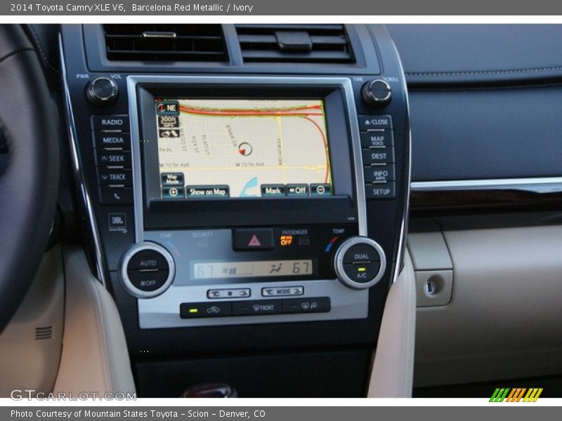 Barcelona Red Metallic / Ivory 2014 Toyota Camry XLE V6
