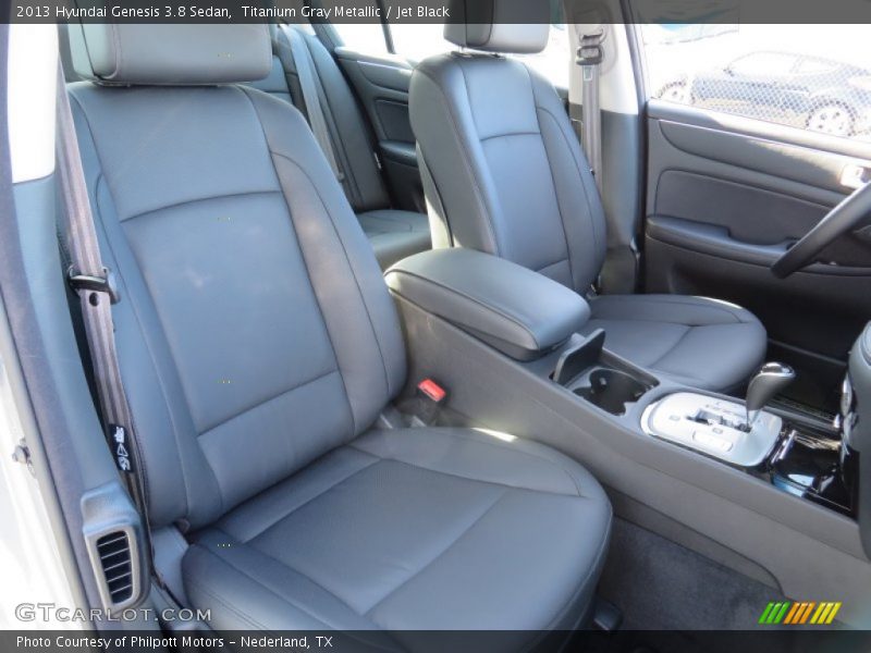 Titanium Gray Metallic / Jet Black 2013 Hyundai Genesis 3.8 Sedan