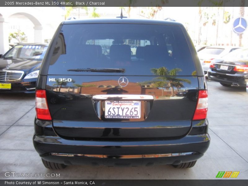 Black / Charcoal 2005 Mercedes-Benz ML 350 4Matic