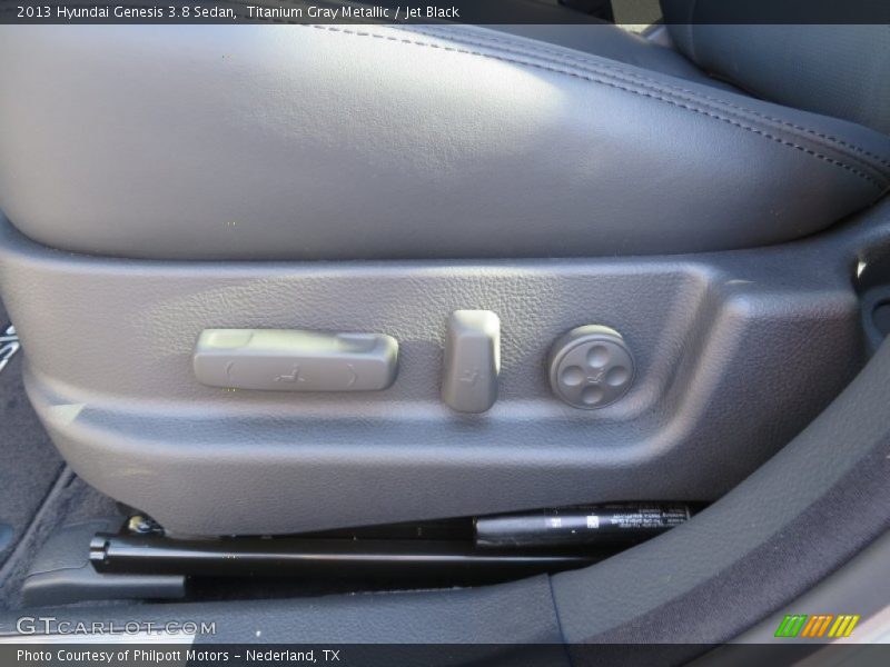 Titanium Gray Metallic / Jet Black 2013 Hyundai Genesis 3.8 Sedan