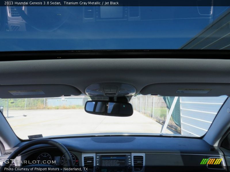 Titanium Gray Metallic / Jet Black 2013 Hyundai Genesis 3.8 Sedan
