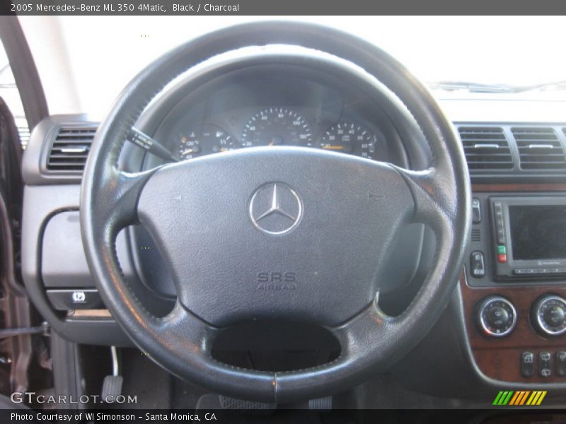 Black / Charcoal 2005 Mercedes-Benz ML 350 4Matic