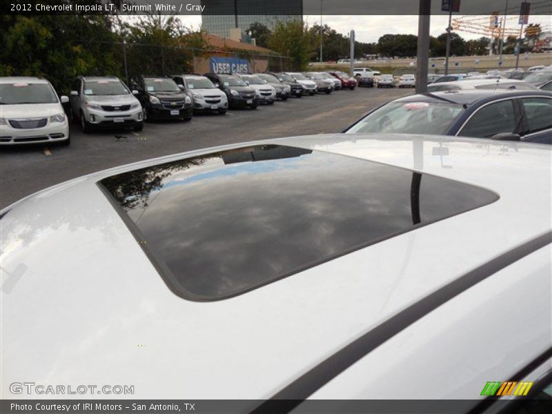 Summit White / Gray 2012 Chevrolet Impala LT