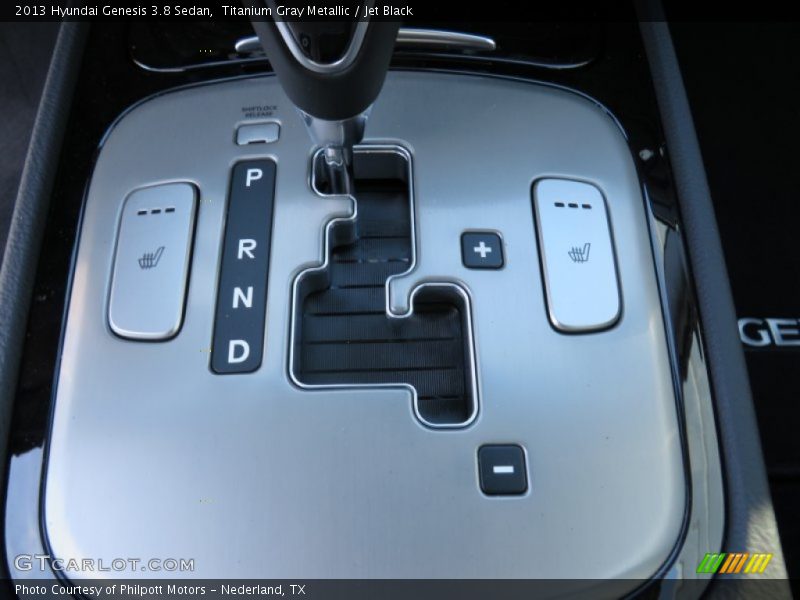 Titanium Gray Metallic / Jet Black 2013 Hyundai Genesis 3.8 Sedan
