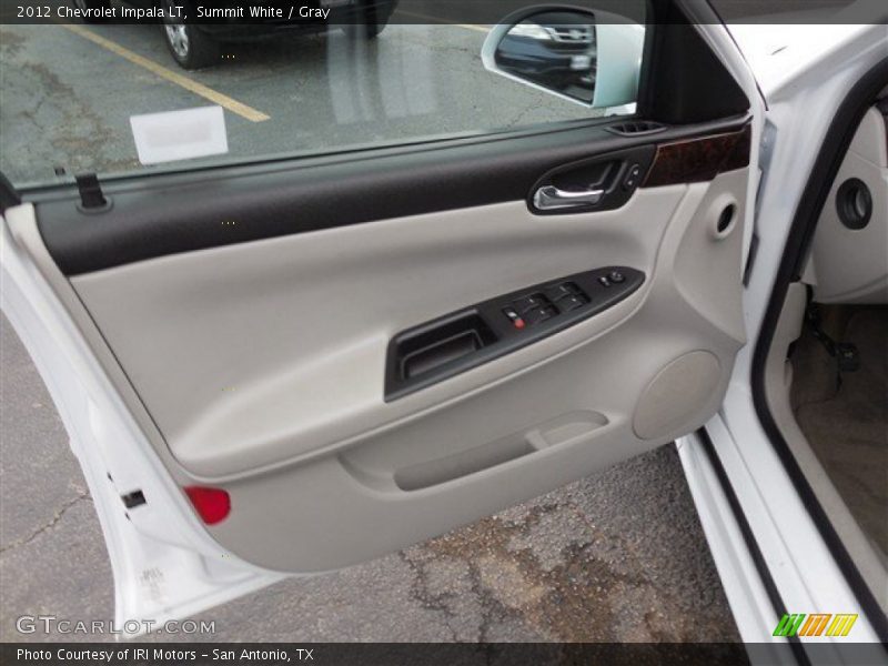 Summit White / Gray 2012 Chevrolet Impala LT