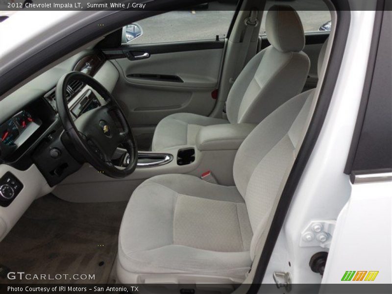 Summit White / Gray 2012 Chevrolet Impala LT
