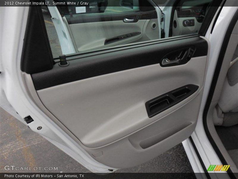 Summit White / Gray 2012 Chevrolet Impala LT