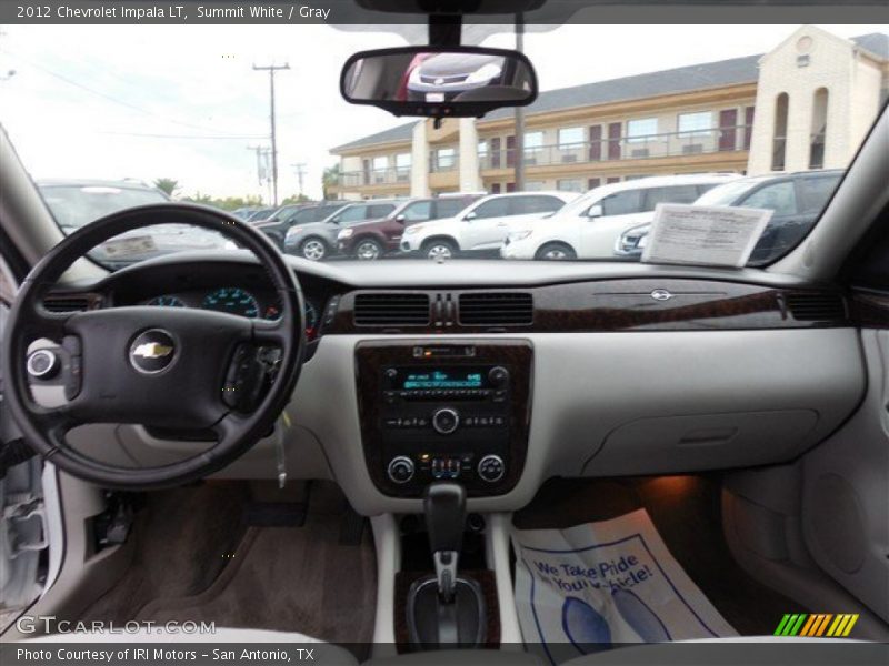 Summit White / Gray 2012 Chevrolet Impala LT