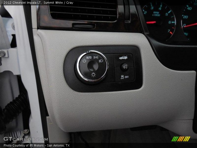 Summit White / Gray 2012 Chevrolet Impala LT