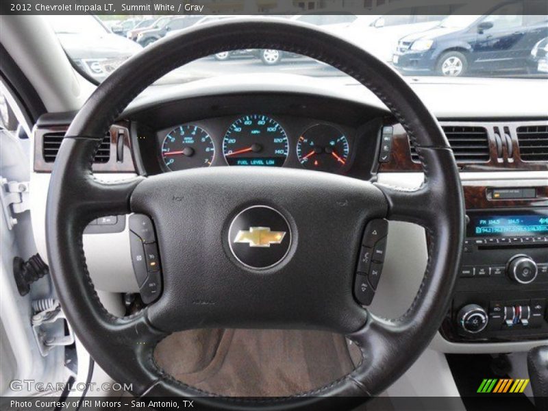 Summit White / Gray 2012 Chevrolet Impala LT