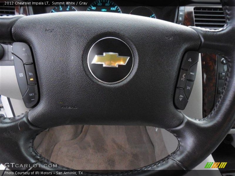 Summit White / Gray 2012 Chevrolet Impala LT