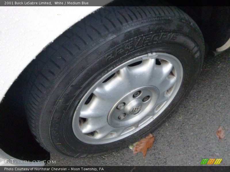 White / Medium Blue 2001 Buick LeSabre Limited