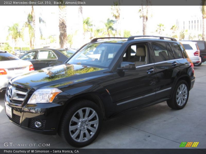 Black / Almond/Black 2012 Mercedes-Benz GLK 350