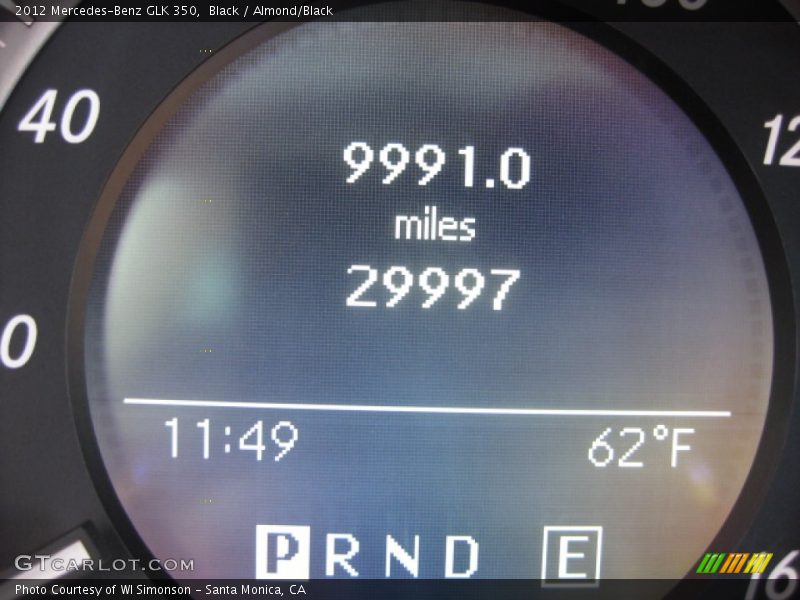 Black / Almond/Black 2012 Mercedes-Benz GLK 350