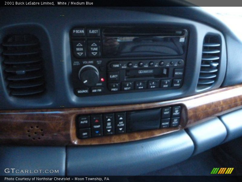 White / Medium Blue 2001 Buick LeSabre Limited