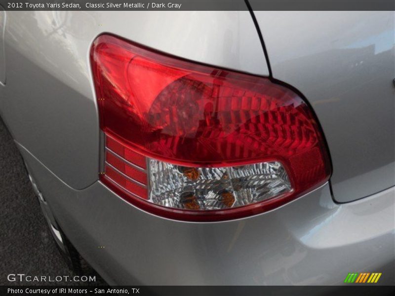 Classic Silver Metallic / Dark Gray 2012 Toyota Yaris Sedan