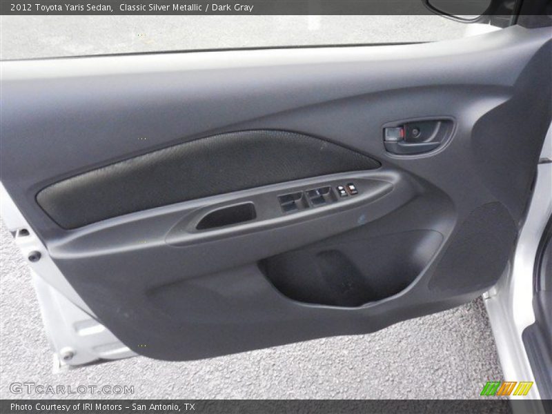 Classic Silver Metallic / Dark Gray 2012 Toyota Yaris Sedan