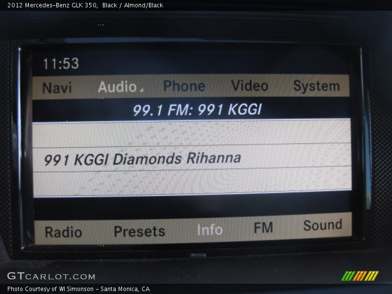 Black / Almond/Black 2012 Mercedes-Benz GLK 350