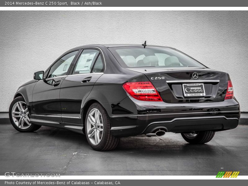 Black / Ash/Black 2014 Mercedes-Benz C 250 Sport