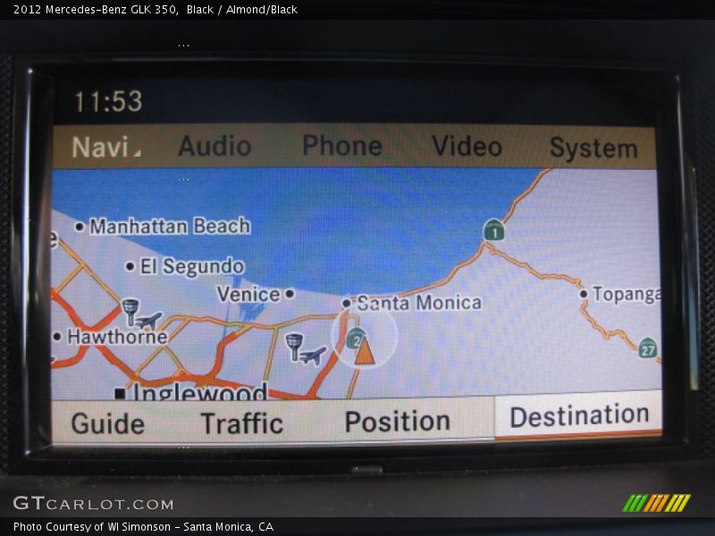 Black / Almond/Black 2012 Mercedes-Benz GLK 350