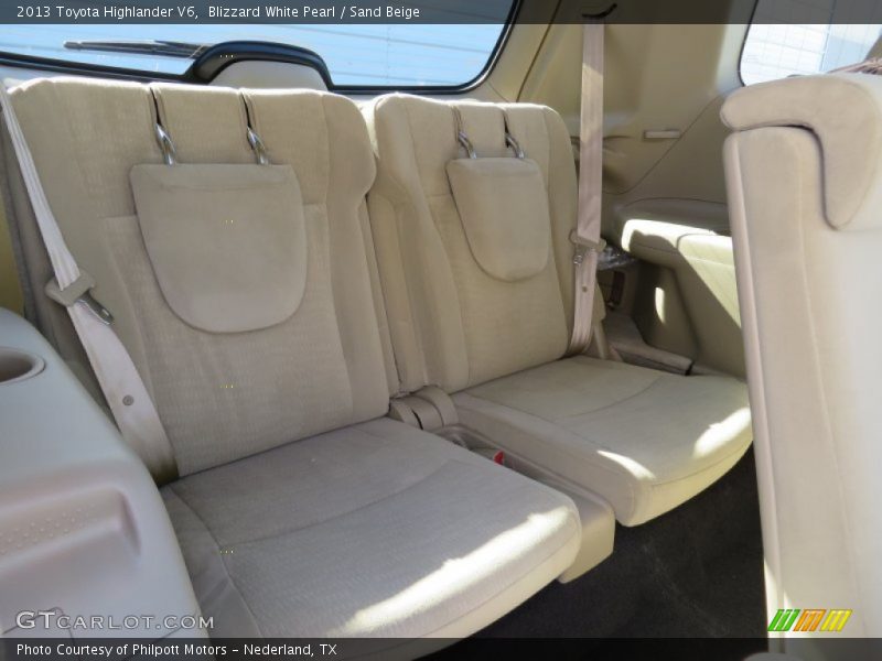 Blizzard White Pearl / Sand Beige 2013 Toyota Highlander V6