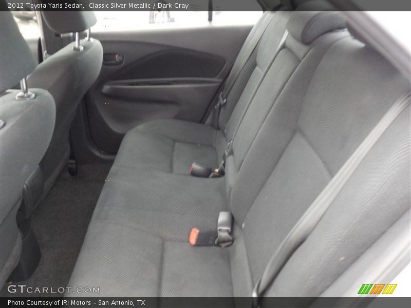 Classic Silver Metallic / Dark Gray 2012 Toyota Yaris Sedan