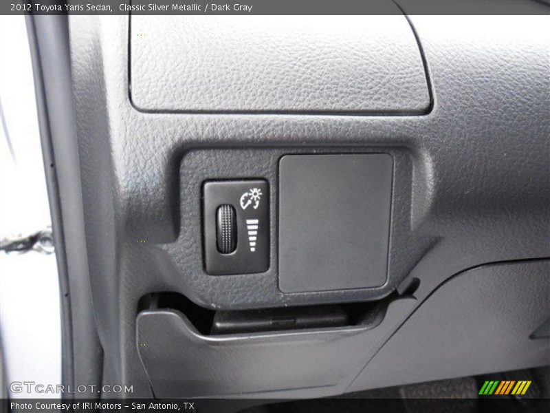 Classic Silver Metallic / Dark Gray 2012 Toyota Yaris Sedan