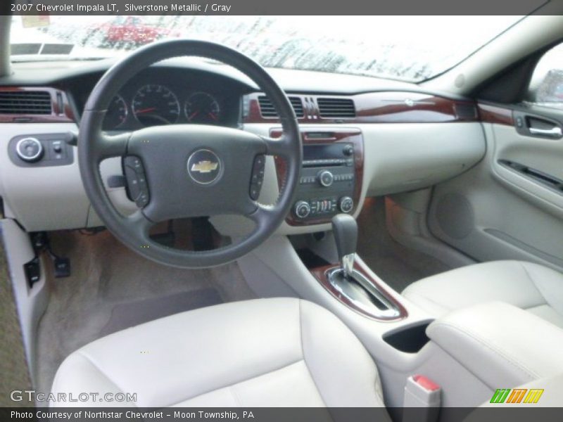 Silverstone Metallic / Gray 2007 Chevrolet Impala LT