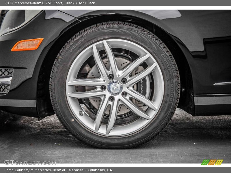 Black / Ash/Black 2014 Mercedes-Benz C 250 Sport
