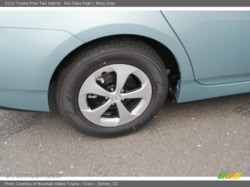Sea Glass Pearl / Misty Gray 2013 Toyota Prius Two Hybrid