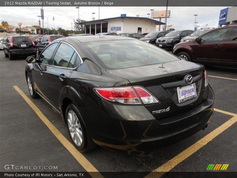 Autumn Bronze / Beige 2012 Mazda MAZDA6 i Touring Sedan