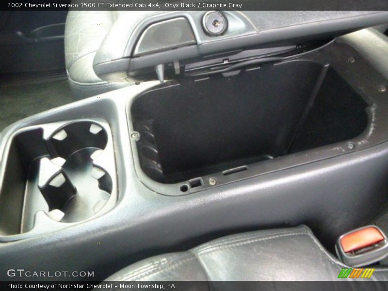 Onyx Black / Graphite Gray 2002 Chevrolet Silverado 1500 LT Extended Cab 4x4