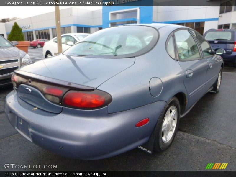 Graphite Blue Metallic / Medium Graphite 1999 Ford Taurus SE