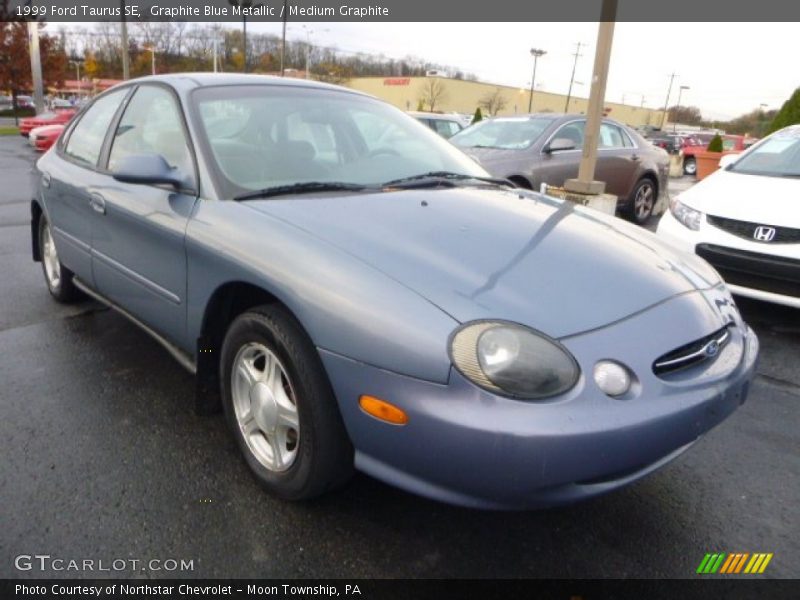 Graphite Blue Metallic / Medium Graphite 1999 Ford Taurus SE