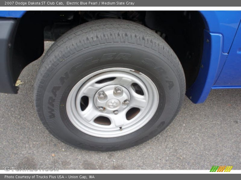 Electric Blue Pearl / Medium Slate Gray 2007 Dodge Dakota ST Club Cab