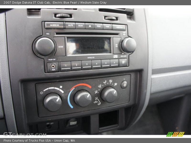 Electric Blue Pearl / Medium Slate Gray 2007 Dodge Dakota ST Club Cab