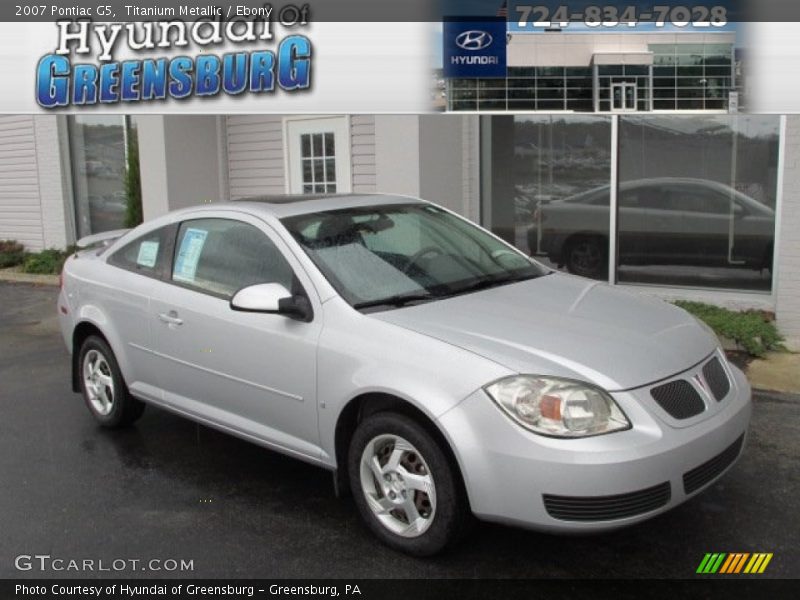 Titanium Metallic / Ebony 2007 Pontiac G5