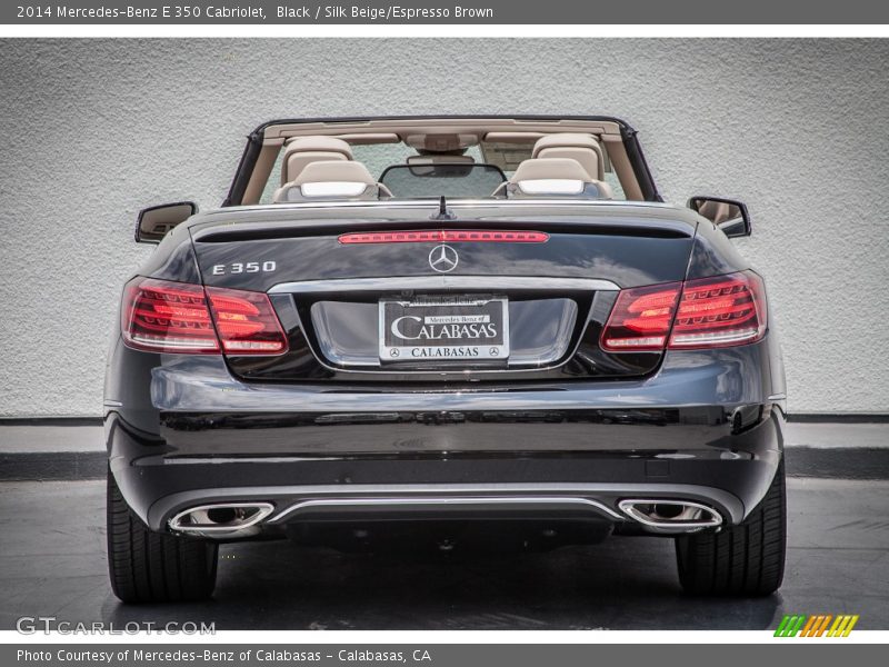 Black / Silk Beige/Espresso Brown 2014 Mercedes-Benz E 350 Cabriolet