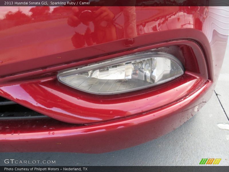 Sparkling Ruby / Camel 2013 Hyundai Sonata GLS