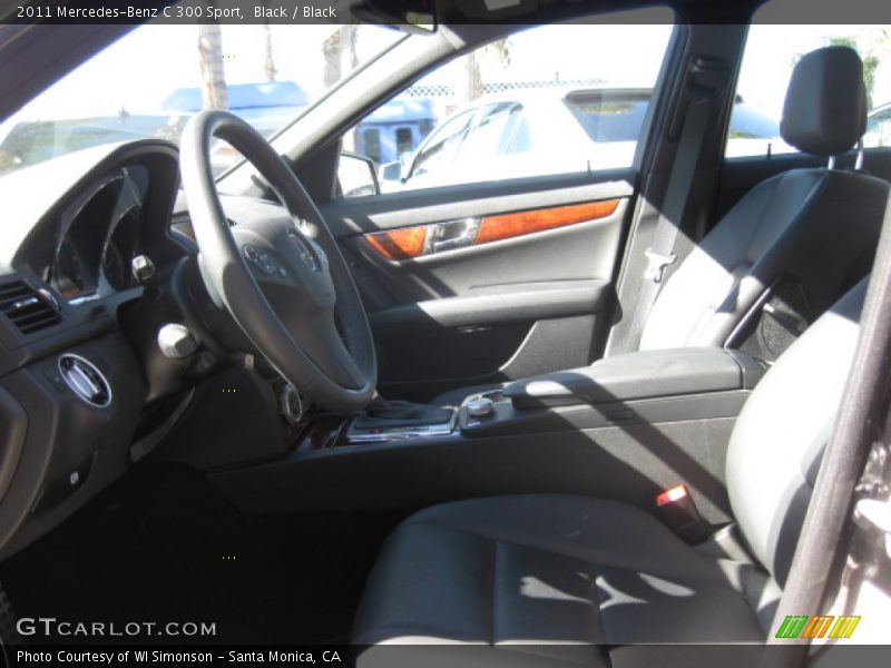 Black / Black 2011 Mercedes-Benz C 300 Sport