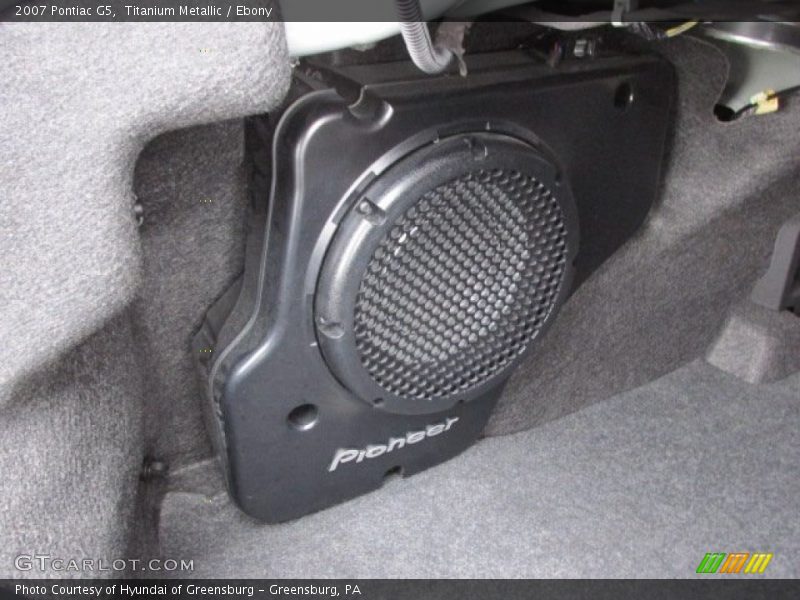 Titanium Metallic / Ebony 2007 Pontiac G5