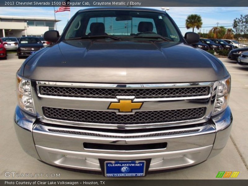 Graystone Metallic / Ebony 2013 Chevrolet Silverado 1500 LS Regular Cab