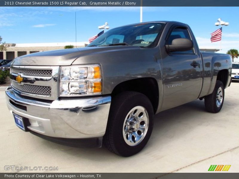 Graystone Metallic / Ebony 2013 Chevrolet Silverado 1500 LS Regular Cab