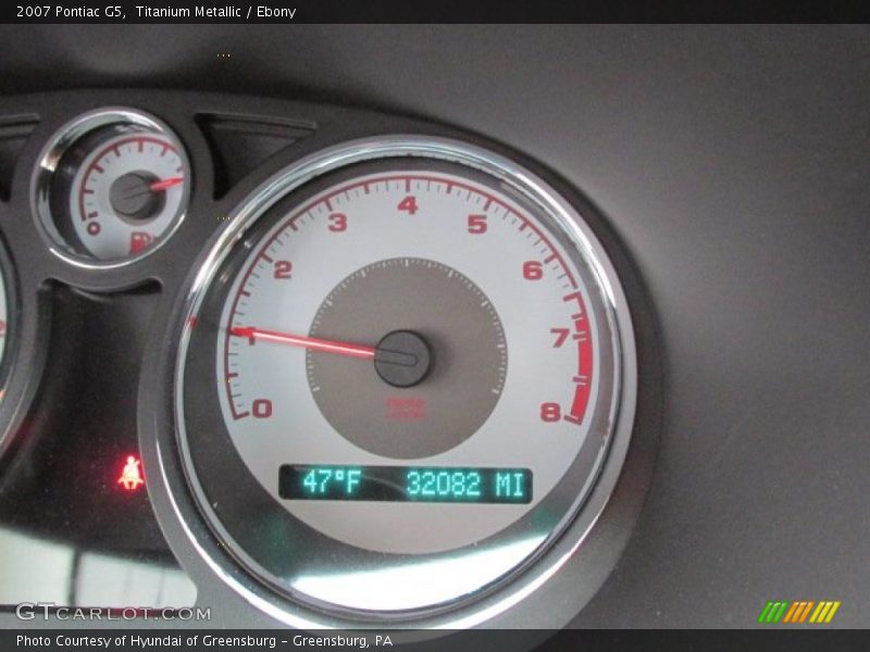 Titanium Metallic / Ebony 2007 Pontiac G5