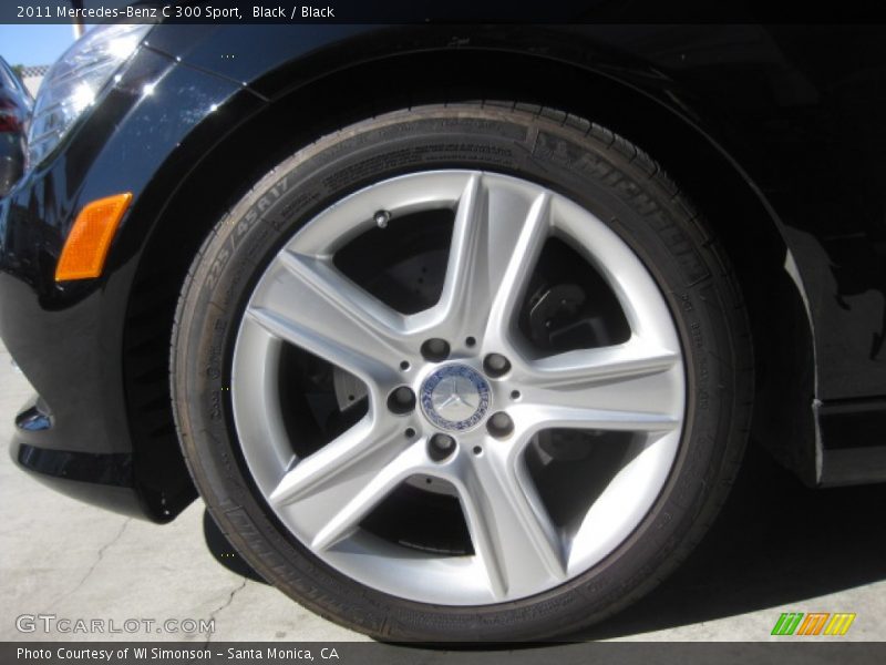 Black / Black 2011 Mercedes-Benz C 300 Sport