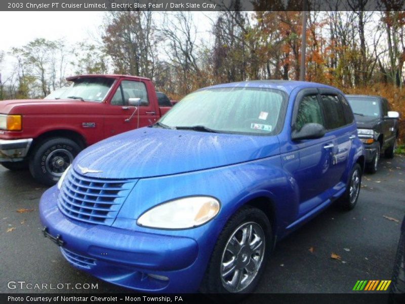 Electric Blue Pearl / Dark Slate Gray 2003 Chrysler PT Cruiser Limited