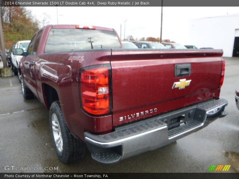 Deep Ruby Metallic / Jet Black 2014 Chevrolet Silverado 1500 LT Double Cab 4x4