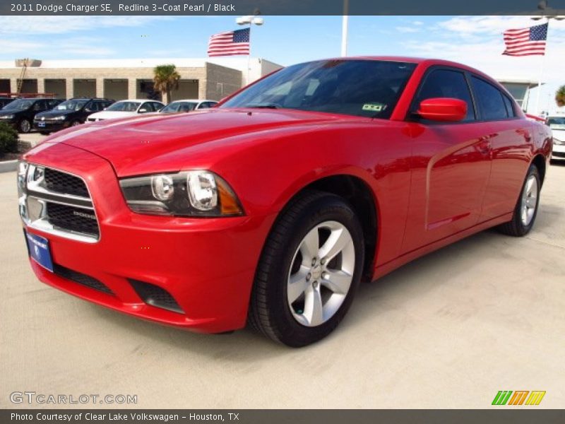 Redline 3-Coat Pearl / Black 2011 Dodge Charger SE